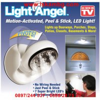LED лампа Light Angel, с датчик за движение Бяла светлина диоди   1716, снимка 1 - Други стоки за дома - 28519211
