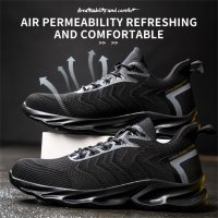 Работни обувки с метално бомбе - уникално леки от дишащ материал (Модел 276), снимка 3 - Други - 33620262