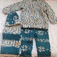 Детски плетени дрехи, снимка 11 - Детски комплекти - 43171081
