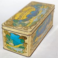 Стара Арт Деко ламаринена кутия Huntley & Palmers от бисквити, снимка 8 - Колекции - 40510970