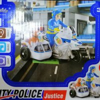 Детски полицай моторист city police justice , снимка 1 - Коли, камиони, мотори, писти - 38751250