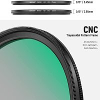 Нов 72 mm филтър поляризатор Оптично стъкло снимки фотография, снимка 7 - Чанти, стативи, аксесоари - 40449565