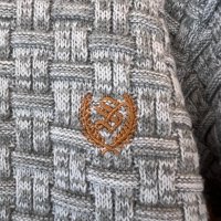 Serlon оригинален вълнен мъжки пуловер XL, снимка 4 - Блузи - 43699483