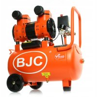 Монофазен безмаслен бутален компресор за въздух BJC JN1500A   1.5 kW, 220 л/мин, 8 бара, 24 л, снимка 2 - Други инструменти - 43897568