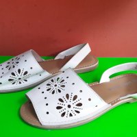 Английски дамски сандали естествена кожа-3 цвята, снимка 9 - Сандали - 28539330