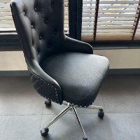 Стол на колелца Lyon с 24 м гаранция и безплатна доставка до офис, снимка 2 - Столове - 41506618
