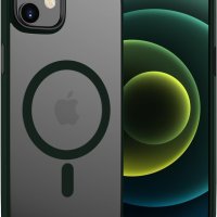 Магнитен калъф WXX за iPhone 12/iPhone 12 Pro, съвместим с MagSafe, 6.1” полупрозрачен зелен, снимка 1 - Калъфи, кейсове - 44104918