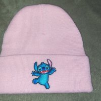 Зимна шапка Лило и Стич Lilo and stitch , снимка 1 - Шапки, шалове и ръкавици - 43765822