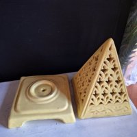 Сувенир свещник пирамида, снимка 2 - Декорация за дома - 40628941