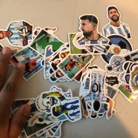 Водоустойчиви стикери 50х бр -Leo Messi/Лео Меси/Футбол, снимка 4 - Други - 43977118