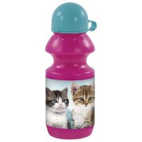 Бутилка за вода Cleo & Frank 21, с капачка, котки Код: 068401, снимка 1 - Други - 37376796