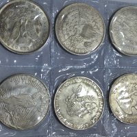 Посребрени реплики на стари долари, снимка 7 - Нумизматика и бонистика - 39607546