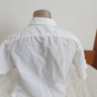 Мъжка риза с къс ръкав от лен H&M LOGG, снимка 2 - Ризи - 26544280