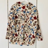 Дамска риза Zara с принт на цветя овърсайз, oversized флорална Зара oversize р. S/M/L, снимка 5 - Ризи - 43197548