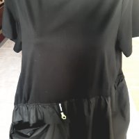 Черна рокля за едри дами, снимка 4 - Рокли - 37893706