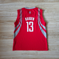 Оригинален баскетболен потник Adidas x Houston Rockets NBA x Harden, снимка 3 - Детски тениски и потници - 44855808