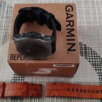 Нов Garmin Epix 2 Sapphire Titanium + оригинална кожена каишка, снимка 2 - Смарт часовници - 43245500