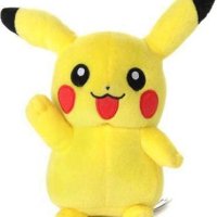 Плюшена играчка Pikachu Pokemon, Жълт, 30 см, снимка 3 - Плюшени играчки - 42934273