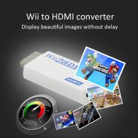 Wii към HDMI адаптер Wii2HDMI > 720P/1080P HDMI/3,5 mm видео/аудио изход, снимка 9 - Аксесоари - 43051305