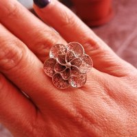 Невероятен сребърен пръстен , снимка 2 - Пръстени - 39284441