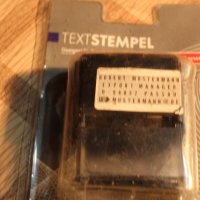 Печат за да представите себе си - Text Stempel, снимка 2 - Друго - 43626679