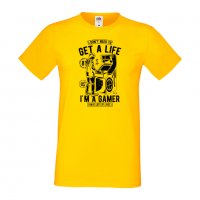 Мъжка тениска Get A Life,Изненада,Подарък,Празник , снимка 9 - Тениски - 36812295