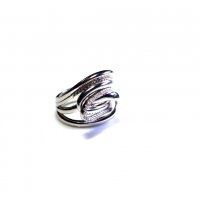 Сребърен пръстен Дария, снимка 2 - Пръстени - 32306307
