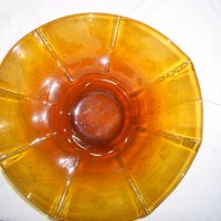 фруктиера - цветно стъкло от 70-те години,неизползвана, снимка 2 - Аксесоари за кухня - 39372267