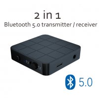 Блутут аудио предавател/приемник V5.0, снимка 1 - Bluetooth слушалки - 27367052