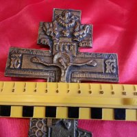 Стар Голям Руски Бронзов Кръст , снимка 5 - Антикварни и старинни предмети - 26964410