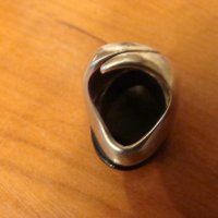 Внушителен сребърен пръстен с естествен оникс , снимка 5 - Пръстени - 26591300