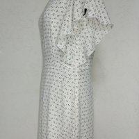 Дамска ефирна бяла маркова рокля United colors of Benetton, снимка 3 - Рокли - 42947414
