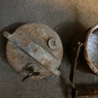 Стара миньорска лампа, снимка 16 - Други ценни предмети - 39279618