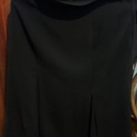 Дамска черна пола с полупрозрачни плохи , снимка 4 - Поли - 27698050