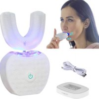 Избелваща ултравиолетова четка за зъби, избелване . 360 градуса, с USB, снимка 4 - Други - 26508413