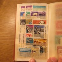 Колекция от 150 стари пощенски марки - кафява корица - птици, кучета, цветя, красиви местности, снимка 9 - Филателия - 40792317