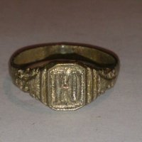 Интересен пръстен сачан ръчна изработка -66801, снимка 2 - Антикварни и старинни предмети - 28875610