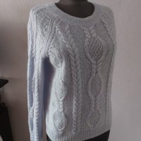 Светлосин пуловер НМ - 16,00лв., снимка 7 - Блузи с дълъг ръкав и пуловери - 32202433
