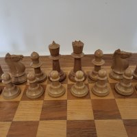 #1 Стар дървен шах , настолен шах , снимка 5 - Антикварни и старинни предмети - 43085436