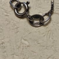 Сребърен синджир с висулка (209), снимка 8 - Колиета, медальони, синджири - 42979440