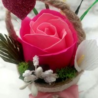 Кошнички с рози, снимка 5 - Подаръци за жени - 43861597