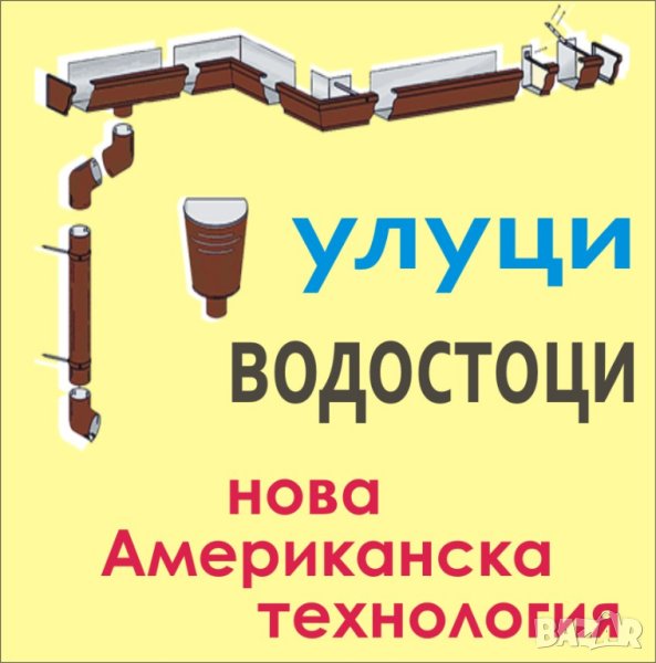 Американски тип УЛУЦИ, Водостоци ПРОИЗВЕЖДАМ , снимка 1