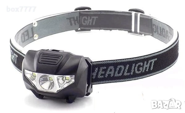 Лед челник с батерии, настройва се ъгъла на осветяване.., снимка 1