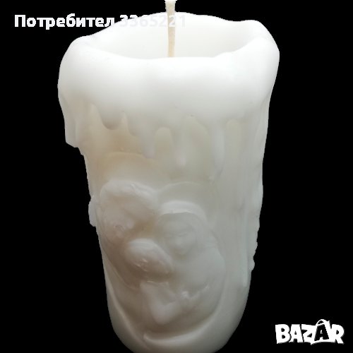 свещ Бъдни Вечер (божието семейство), снимка 1