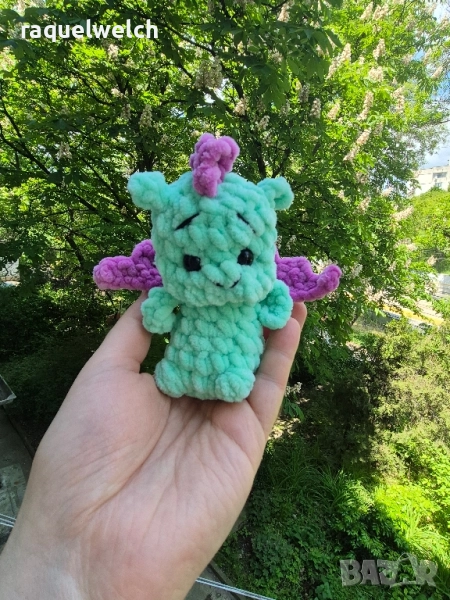 Ръчно Изплетено Драконче "Амигуруми", снимка 1
