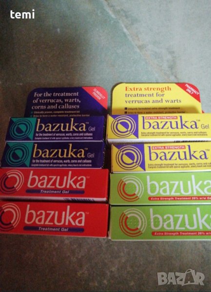 крем Bazuka за лечение на кокоши тръни, брадавици и мазоли , снимка 1