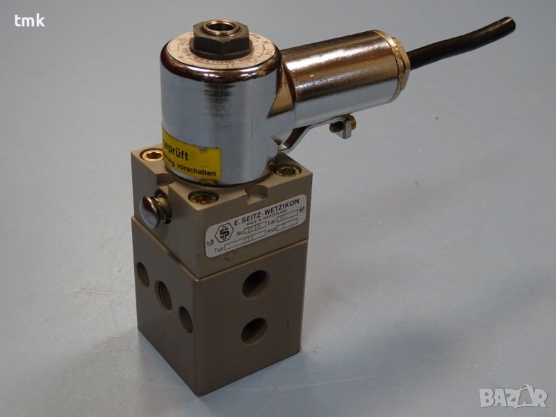 пневматичен разпределител E.SEITZ-WETZIKON 213 1/4 220V, снимка 1