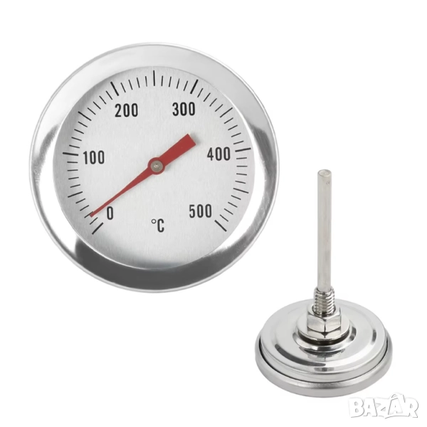 Професионален термометър за фурна и барбекю до 500°C, снимка 1
