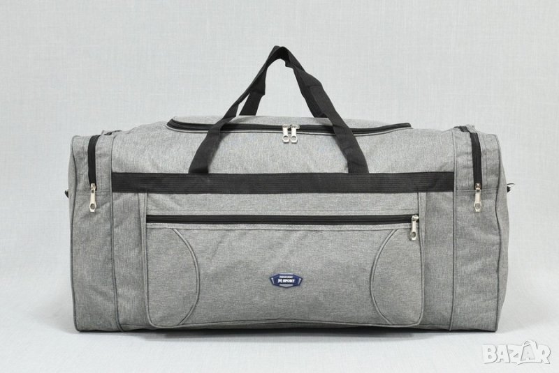 Спортен сак - сив  80 х 36 х 27 см, снимка 1