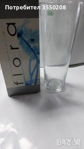 Ваза, стъкло, снимка 1